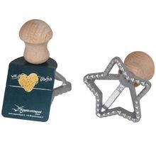 Cortador de Pressão para Ravioli Eppicotispai Estrela em Alumínio - 7 cm