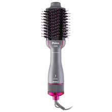 Escova Secadora Philco Advance PES25SR com Cabo Giratório Bivolt 1300W - Cinza e Rosa
