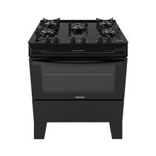 Fogão Itatiaia 5 Bocas Electra Glass Plus com Mesa de Vidro e Acendimento Automático Bivolt – Preto