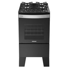 Fogão Itatiaia 4 Bocas Itaglass Plus Mesa de Vidro Acendimento Automático Preto