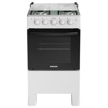 Fogão Itatiaia 4 Bocas Star New Com Mesa em Inox e Acendimento Automático - Branco