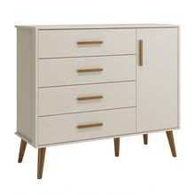 Cômoda Sapateira Retrô Isis Areia Fosco - Moveisaqui