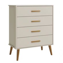 Cômoda Gaveteira Retrô Isis Areia Fosco - Moveisaqui