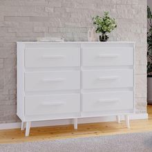 Cômoda Girassol 6 Gavetas Mb1 Cor Branco