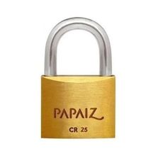 Cadeado De Latão Maciço 25mm - Papaiz