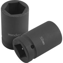 Soquete Sextavado Impacto Encaixe 1 32mm Fosfatizado Vonder