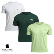 Kit 3 Camisetas Diadora Small Logo Masculina