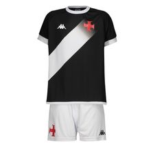 Conjunto Kappa Vasco Supporter Graphik Infantil