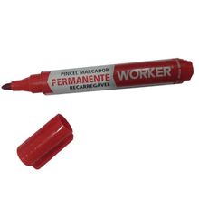 Marcador Permanente Ponta Grossa Vermelho