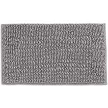Tapete Buettner Microfibra Antiderrapante Chenille Greco 40x60cm Prata