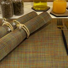 10 Jogo Americano Mesa Posta Luxo Restaurante St Rustic Mt