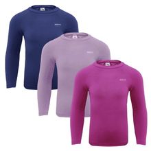 Kit 3 Camisas Térmicas Selene Proteção UV50+ Juvenil