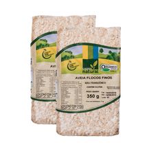 Kit 2X: Aveia em Flocos Finos Orgânico Coopernatural 350g