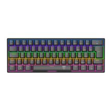 Teclado Gamer ARENA 60% RGB Switch brown Preto T-Dagger