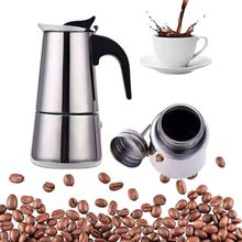 Cafeteira Italiana Aço Inox 200ml 4 Xícaras Dispensa Filtro