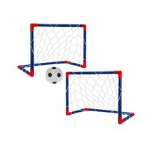 Kit Futebol Infantil com 2 Gols Traves 01 Bola Super League