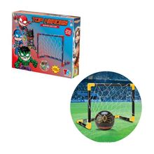 Kit Futebol Infantil Batman com 2 Traves Gol 1 Bola