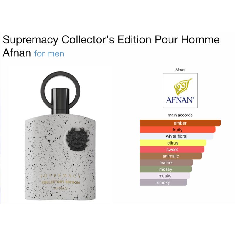 Supremacy Collectors Edition Eau de Parfum 100ml Afnan Perfume
