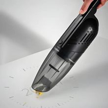 Aspirador de Pó Preto Recarregável Sem Fio Portátil 120w