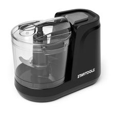 Mini Processador Elétrico 100W 350ml Preto 127v – Tritura e Pica com Agilidade