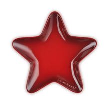 PRATO ESTRELA LE CREUSET 20CM EM CERÂMICA VERMELHO 80612360600007