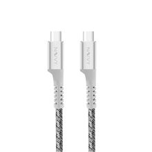 Cabo Fish Kevlar - Branco - Tipo C/ Tipo C - 1m