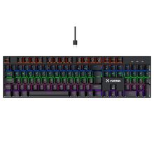 Teclado Mecânico Fortrek Gravity 100% USB-C Switch Red RGB