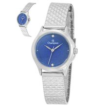 Relógio Champion Feminino Ref: Cf26348f Casual Prateado