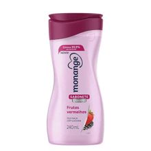Sabonete Líquido Frutas Vermelhas Monange 240Ml