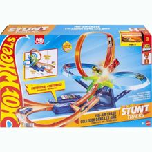 Pista Hot Wheels Stunt Track Choque Multi-Aéreo Mattel JFD12