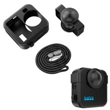 Capa Silicone com Alça e Protetor de Lente para GoPro MAX2
