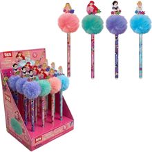 CANETA GEL PRINCESAS DISNEY POMPOM - PONTA FINA 0,7MM - TRIS