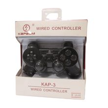 Controle de Video Game com fio USB para PST3 KAP-3 Preto KAPBOM