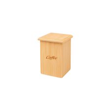 Pote Cafe Bambu Natural Tampa Organizador Porta Mantimentos