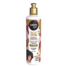 Ativador de Cachos Rícino E Queratina Sos Salon Line 300Ml
