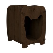 Mesa De Cabeceira Casinha Pet Dog Malbec