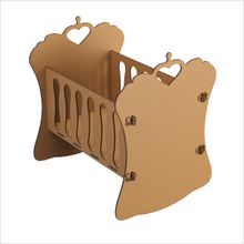 Berço Infantil de Boneca Bebê Reborn Natural