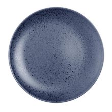 Prato de Sobremesa Wolff Mist de Cerâmica Azul Matte 21cm