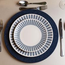 Prato para Sobremesa Mediterrâneo 20cm Azul Cerâmica Wolff