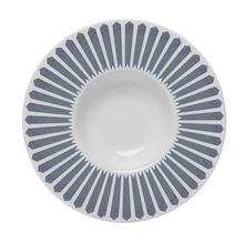 Prato para Risoto Mediterrâneo 28cm Azul Cerâmica Wolff