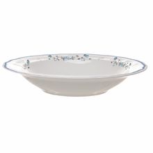 Prato Fundo Wolff Florescer 22cm Azul Cerâmica