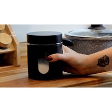 Porta Mantimento Wolff de Vidro e Metal com Visor 700ml