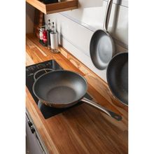 Frigideira Wok de Indução Prime Cook Wolff 28cm Cinza