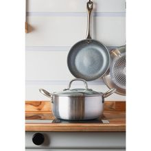 Caçarola de Indução com Tampa Prime Cook Wolff 22cm Cinza