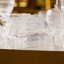 Porta Guardanapos Wolff Mauve 12,5cm x 4cm x 8,5cm Cristal