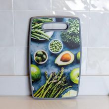 Tábua para Corte Lyor de Plástico Estampa Abacate 37x23x1cm