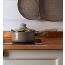 Panela de Indução com Revestimento Cerâmico e Tampa de Vidro