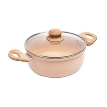 Conjunto 5 Panelas de Indução Lyor Bege Alumínio