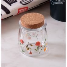 Porta Mantimento Redondo Tampa Cortiça Encanto 200ml Vidro