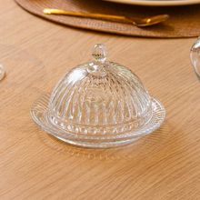 Prato para Doce com Tampa Empire 14,5cm x 9,5cm Cristal